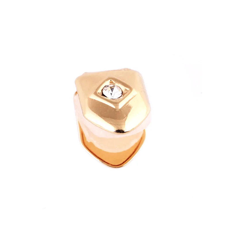 1pc gold Панк серебро/золотые зубы Grillz хип-хоп грили зубной рта модные зубы шапки Косплей вечерние рэпперы грили зубы Ювелирные изделия Подарки - Окраска металла: 1pc gold