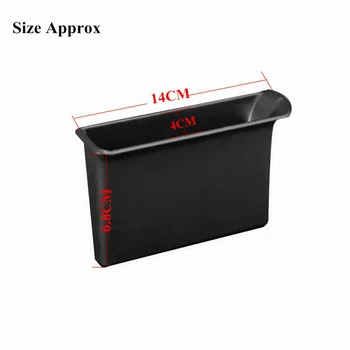 

2Pcs Car Storage Boxes For Suzuki Jimny 2019 2020 Armrest Container ABS Black Interior Parts