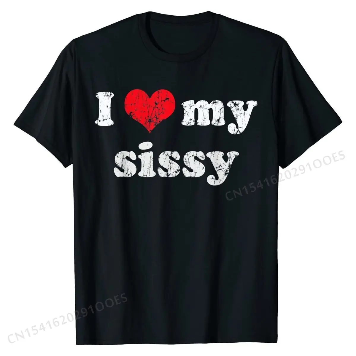 

I Love Heart My Sissy Family Brother Sister Gift T-Shirt comfortable Top T-shirts Cotton Youth Tees Summer
