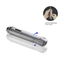 Профессиональная Ротационная Машина для татуировки ручка машинка для нанесения Татуировки Ручка мотор поворачиваемый, для бровей картридж Мощный Тихий мотор питания