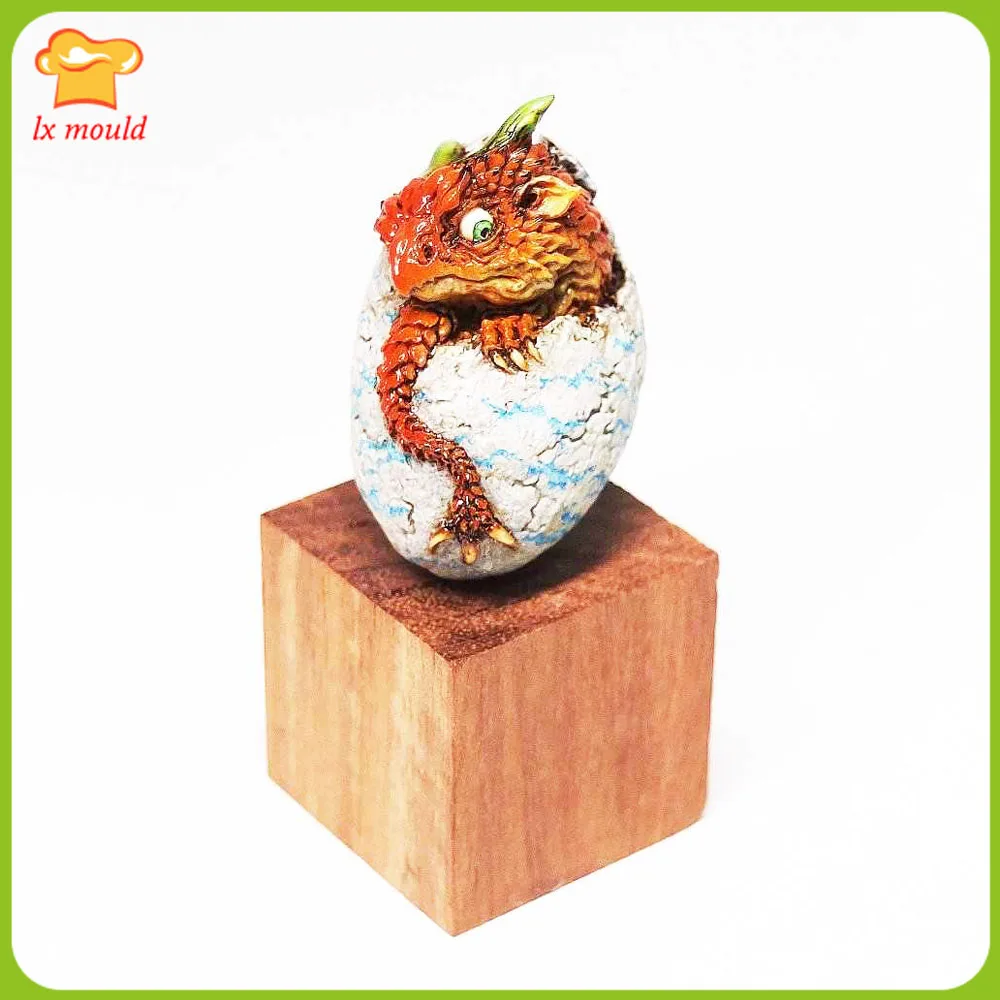 

2019 new quail egg chocolate silicone mold mold anime dragon egg soft clay mold