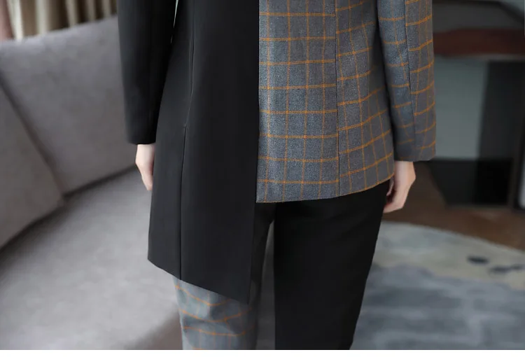 Celebrity kleine geur pak vrouwelijke Professional dragen темперамент herfst nieuwe mode casual pak tweedelige Vrouwen