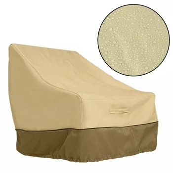 

Garden Waterproof Furniture Chair Cover Dustproof For Home Deck Lawn Outdoor Chair Cover 210D Coating Material
