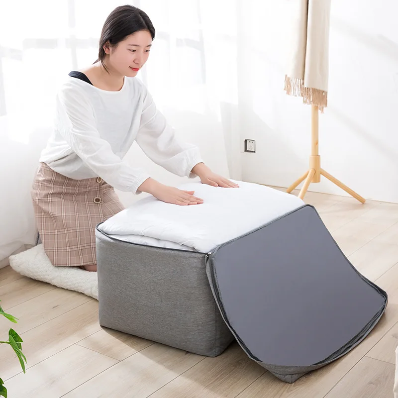 S M L XL Oxford Storage Bag For Quilt Sundries Luggage 1pcs Durable Closet Organizer Portable Damp-proof Home Wardrobe Organizer