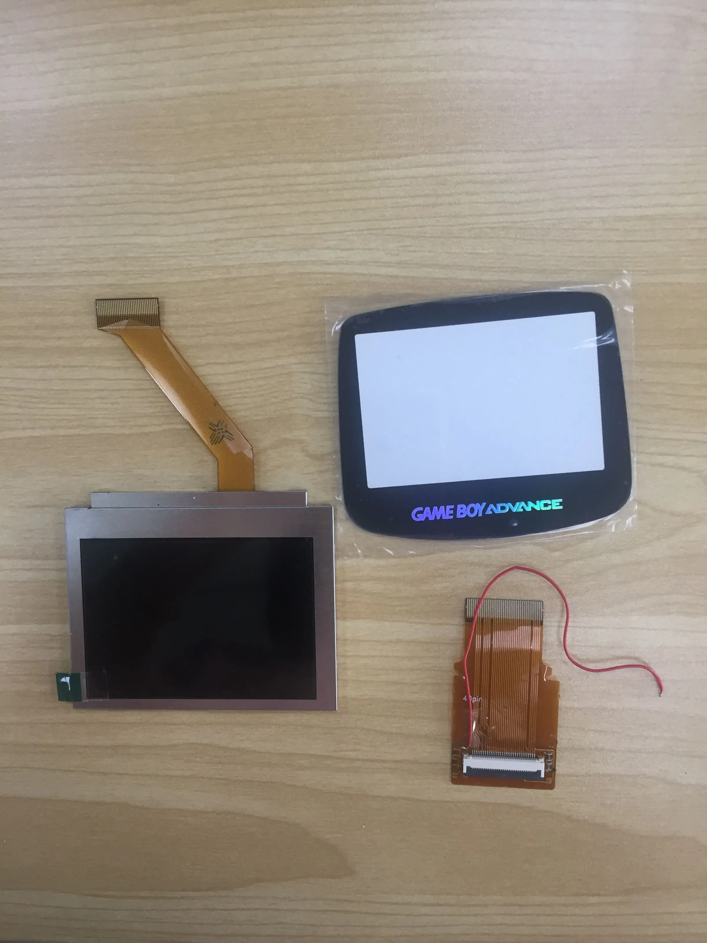 ЖК экран GameBoy Advance для GBA SP AGS 101 с подсветкой и стеклянной крышкой в
