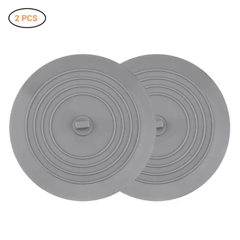 

2pcs/pack Silicone Sink Sewer Water Hair Stopper Strainer Deodorant Cover Wall Mounted Kitchen Bathroom Tub