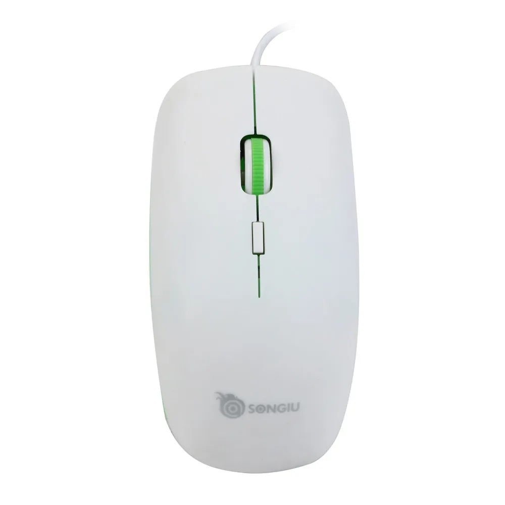 OMESHIN M6 для ПК ноутбук 1000 dpi USB Проводные оптические Игры мышь Эргономичный дизайн портативная проводная мышь для любителей игр - Цвет: Белый