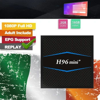 

H96 Mini+ TV M3U TV Box For Portugal UK Germany Spanish TV Italy VOD For M3u Enigma2 Smart TV PC Android VLC