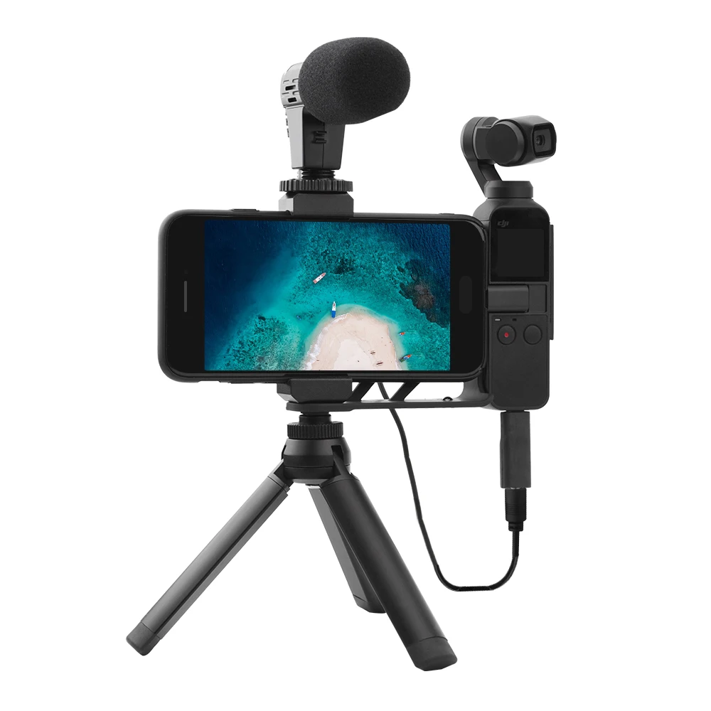 Для DJI Osmo Pocket 3,5 мм микрофонный адаптер микрофонный кабель для передачи данных для Osmo Pocket Record Video удлинитель ручные карданные аксессуары