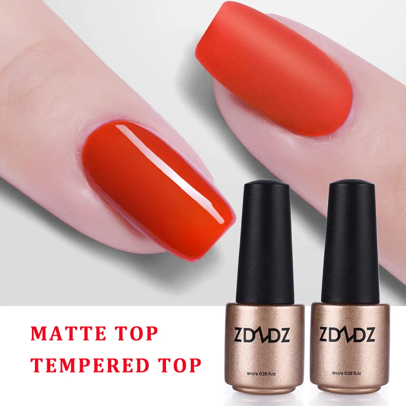 8ml MSHARE закаленное верхнее покрытие матовые топы для коврик для ухода за ногтями mate Гель-лак Полупостоянный УФ-лак - Цвет: 8ml