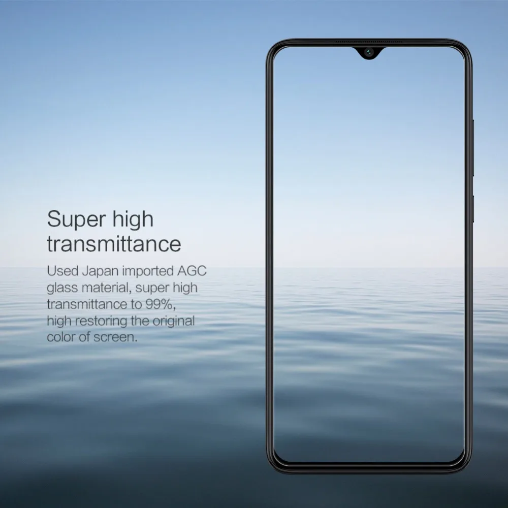 Nano закаленное стекло для Xiaomi Redmi Note 8 pro протектор экрана Nillkin H 0,3 мм защитное стекло