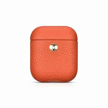 

For Apple Airpods Case Accessories For AirPods 1 2 Leather Shock Resistant Case Bluetooth Wireless Earphone Bag