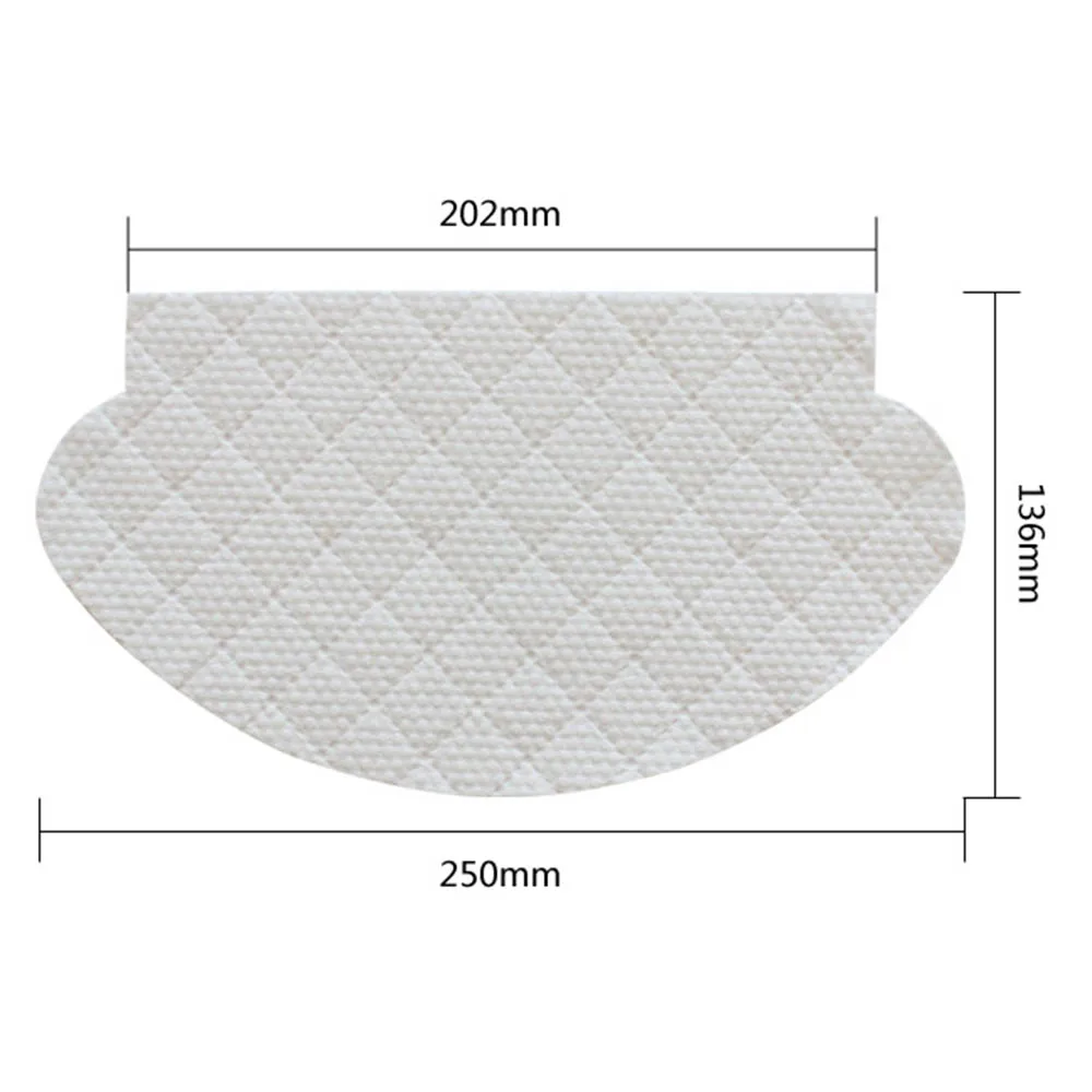 

20 pieces/set Replacement Disposable Mops For ECOVACS DX55 T5 DJ65 DV35 DV33 DV37 Vacuum Cleaner Moping Cloth Pads