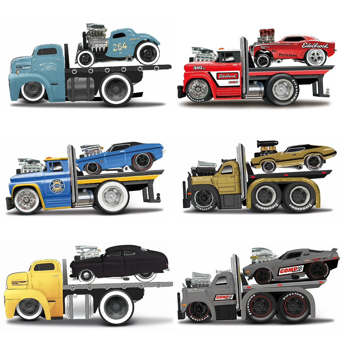 Maisto164MuscleTransportsVehicleSetSeriesDieCastCollectible