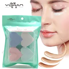 Пуф для макияжа пудра слоеный Модный профессиональный макияж инструменты любовь 4 шт./компл. аксессуары повторное использование инструмент красота