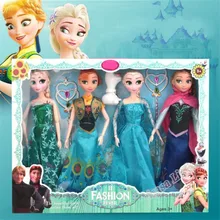 Новые игрушки 31 см, кукла принцессы Анны и Эльзы для девочек, 12 подвижных суставов, подарки на день рождения, милый подарочный набор для девочек Pelucia Boneca Juguetes Titto