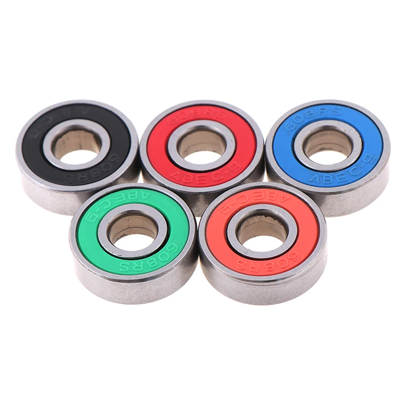 5x ABEC-9 608 2RS Inline Roller Skate Wheel Bearing Anti-rust Skateboard Wheel Bearing Red Sealed 8x22x7mm shaft 5x ABEC-9 608 2RS Inline Roller Skate Wheel Bearing Anti-rust Skateboard Wheel Bearing Red Sealed 8x22x7mm shaft