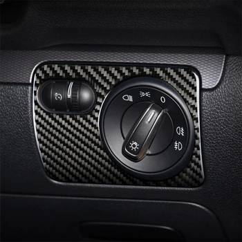 

1PC 3D Carbon Fiber Headlight Switch Panel Sticker Fits for VW Golf 6 2008-2012 GTI R MK6 Scirocco 2009-2016 Car Accessorie