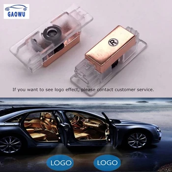 

2x Led Car Door light Logo Car Laser Projector Ghost Light fit For Audi bmw toyota ford Cadillac Lexus Land Rover Seat Buick