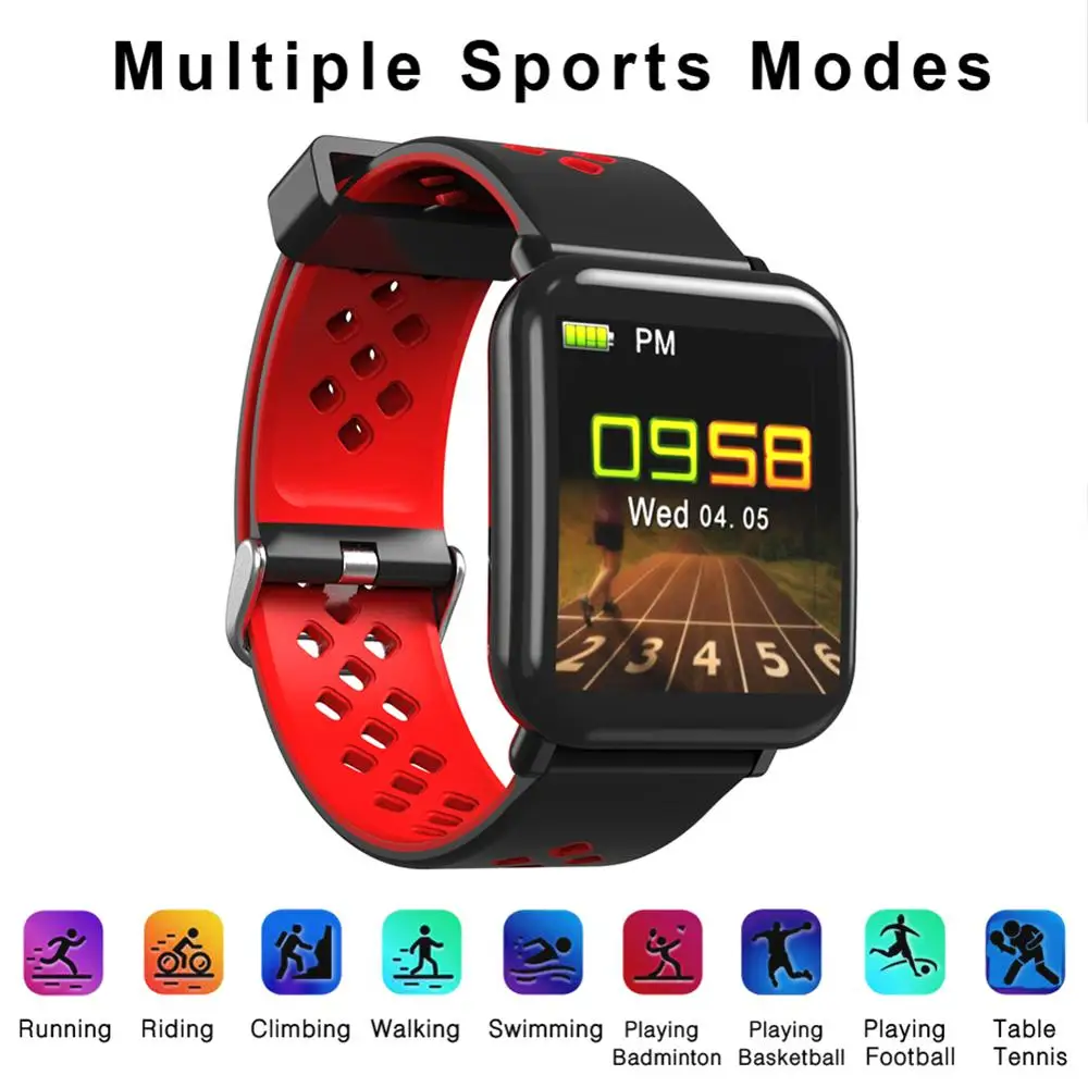 DM06 Bluetooth Смарт часы пульсометр кровяное давление сна спортивный браслет
