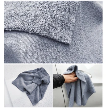 

40X40CM 380GSM Premium Microfiber Car Detailing Towel Ultra Soft Edgeless Towel Car Cleaning Car Washing Towel