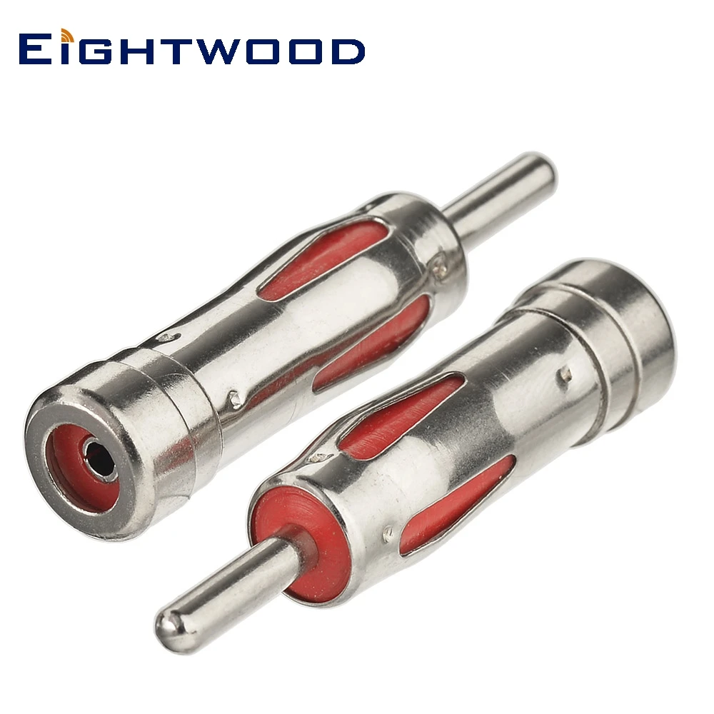 Eightwood 2 шт DAB антенна адаптер Din штекер к ISO Женский для AM FM автомобильное радио Handfunk