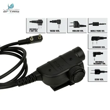 

Z Tactical Softair Military Headset Silynx Releases Chest PTT Adapter Push To Talk Kenwood Airsoft Headphone Accessories Z125