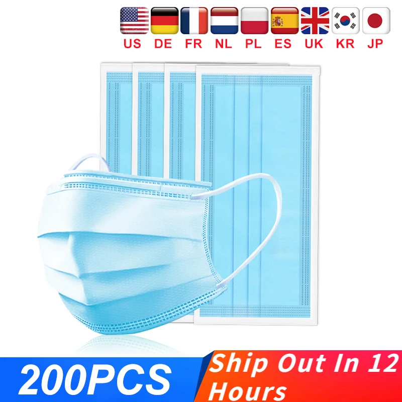 Disposable Medical Mask 3 Layer Protective Hygienic Mask Safe Breathable Surgical Face Mouth Mask Anti Dust Earloops Mask|Medical Masks| - AliExpress