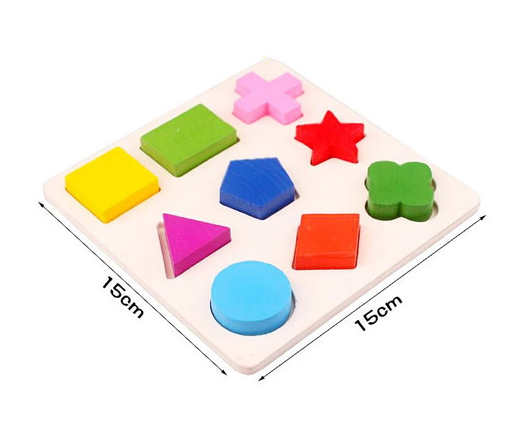 Детское раннее образование Монтессори игрушки деревянная головоломка Танграм геометрические головоломки деревянный лабиринт бусины игрушки математические игрушки для детей GYH