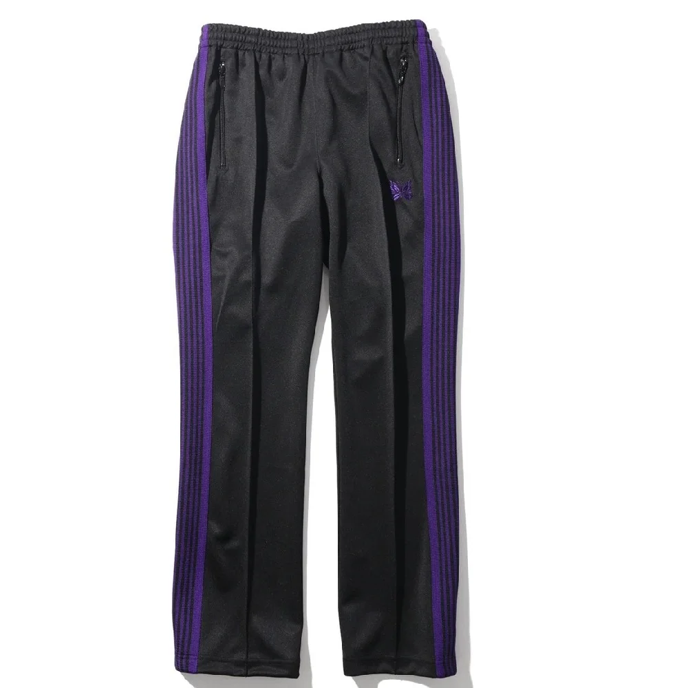 Black NEEDLES Track Pants Butterfly 