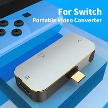 

4K HD Video Converter HDMI-Compatible Adapter for Switch PC Mobile Phone Fast Charing Converter for Nintendo Switch Accessories
