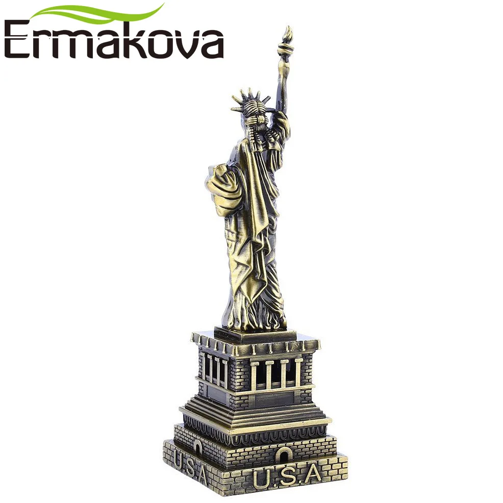 ERMAKOVA античная бронза статуя свободы копия модели металлическая американская