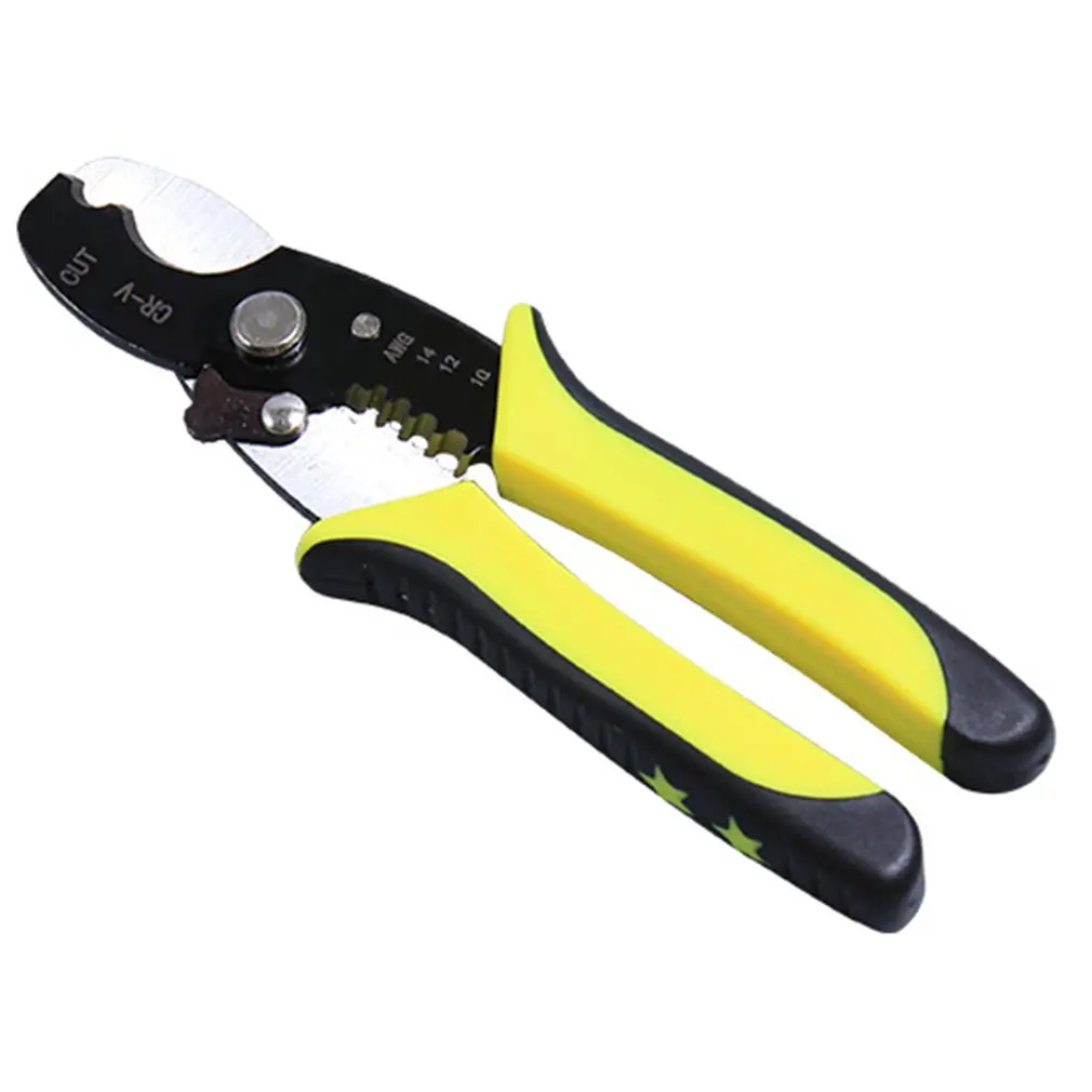 Multifunctional Wire Stripper Wire Dialing Pliers Professional Electrical Stripper Pliers Portable Three-in-one Tool
