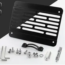 Американский автомобиль прицеп крюк номерной знак рамка Скелет номерной знак рамка алюминиевый сплав номерной знак рамка