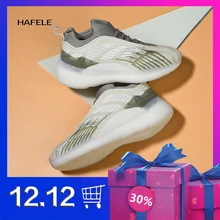 Уличная Мужская обувь для бега, свободный светильник для бега, прогулочная обувь, спортивная обувь на толстой подошве, фосфоресцирующие дышащие кроссовки, модные