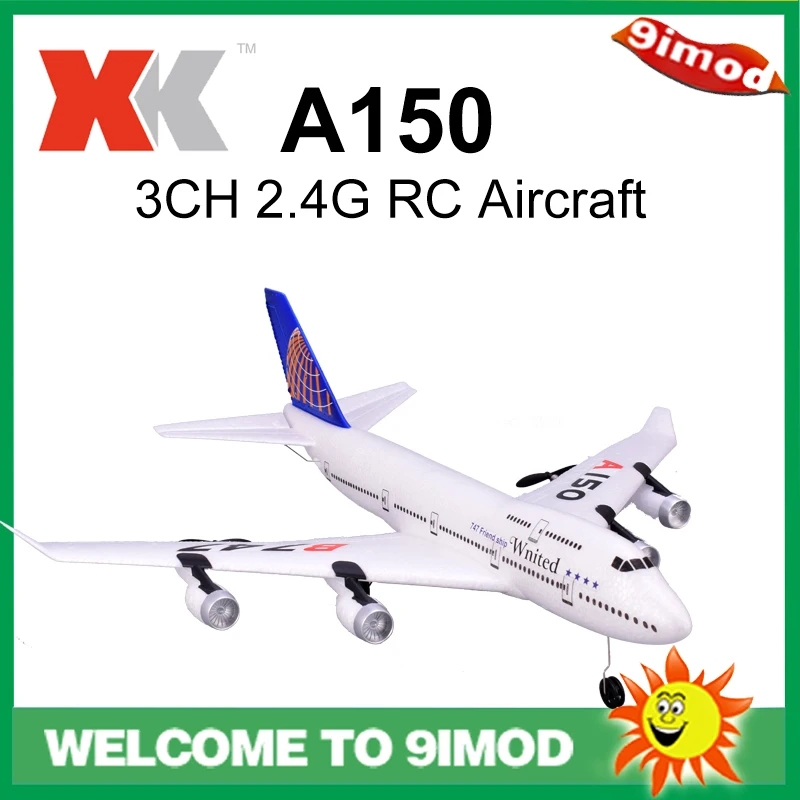 WLtoys Rc фиксированное крыло Xk A150 Airbus B747 модель самолета Epp 2,4 г радиоуправляемый самолет вертолет короткое время зарядки Rtf планер игрушки для детей