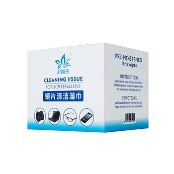 

100pcs/box Alcohol Wipes Cleaning Wet Wipes Paper for hand phone Camera lens Soft Optics Tissue Clean Wipe Daily disinfection