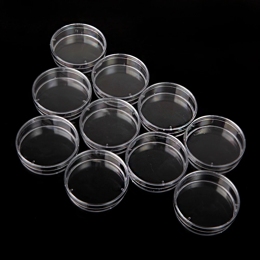 

50Pcs 5ml Plastic Clear Test Centrifuge Tubes Snap Cap Vials Sample Lab Container New Laboratory