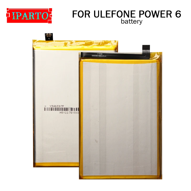 Чехол-накладка ULEFONE POWER 6 Батарея Замена высокое качественный вместительный 6350 мА/ч, Батарея для ULEFONE POWER 6