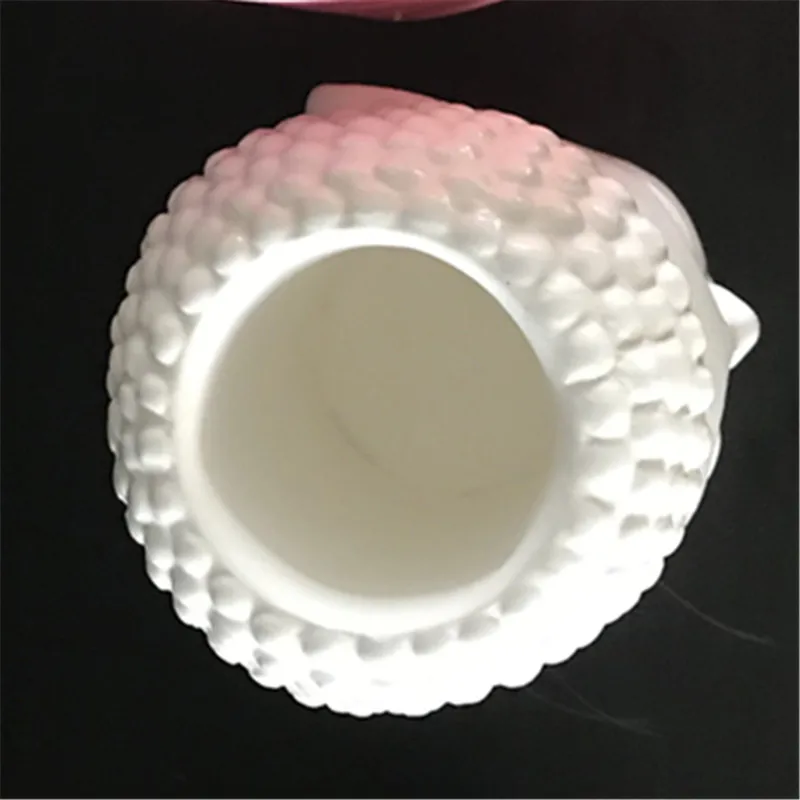 Buddha Head Silicone Mold for Candlestick Tray Making DIY Flower Pot Vase Concrete Pen Holder Planter Mould