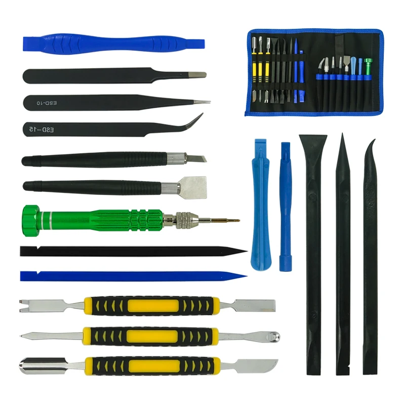 17pcs mobile phone laptop Maintenance repair tool kit Complete Screwdriver Crowbar manual tool