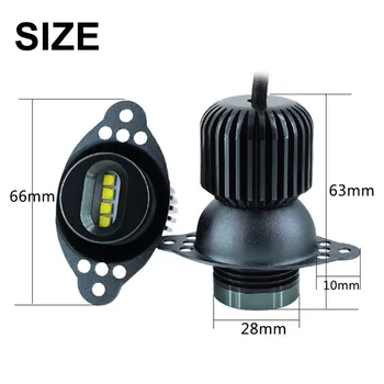 

40W Car Flashing 2Pcs For BMW E90 E91E91Wagon Halogen Headlight 328i 328i XDrive 335i Error Free LED Angel Eyes Marker Lights