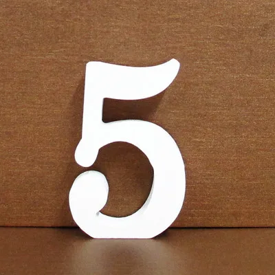 White Wooden Alphabet Letter for Personalized DIY Art and Home Decor, 10cm
