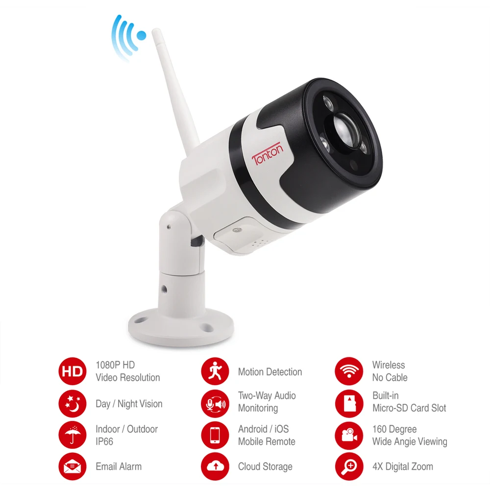 Ip-камера 1080 P, уличная, Wi-Fi, домашняя камера безопасности, 1080 P ...