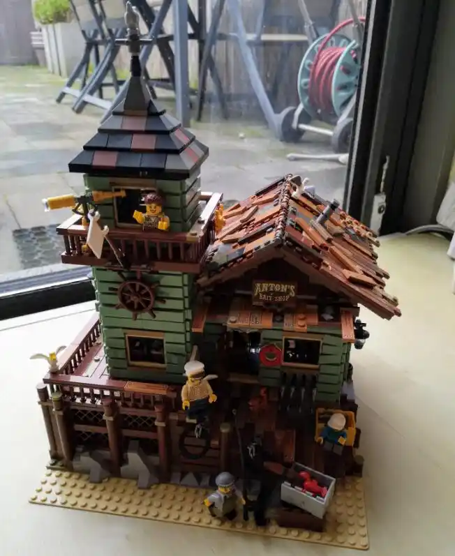 lego fishing store moc