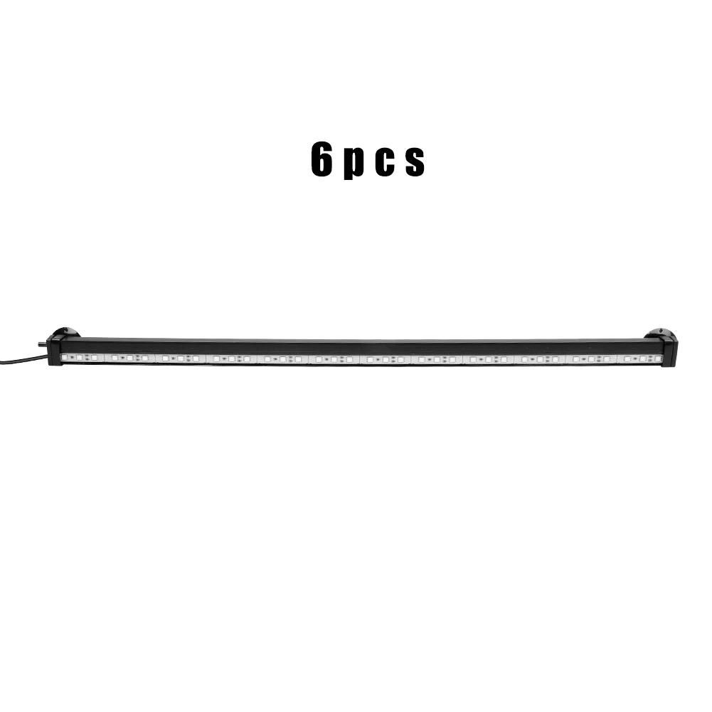6pcs 56CM Горячий светодиодный воздушный круглый аквариум свет аквариума 56 см 61 см Водонепроницаемый подводный с пультом дистанционного управления L5#4 - Цвет: 6pcs 56CM