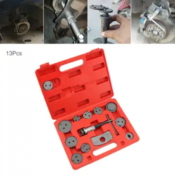 

13pcs/set Universal Car Disc Brake Caliper Wind Back Brake Piston Compressor Pad Regulator Tool with Replaceable Brake Piston