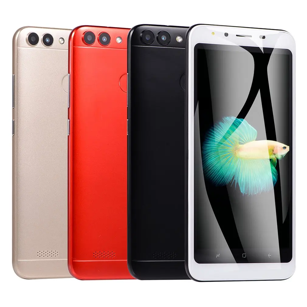 

5.0 Inch Large Screen Mobile Phone Fingerprint Machine 512Mb+4Gb Smart Phone Durable Hd Screen Smartphone
