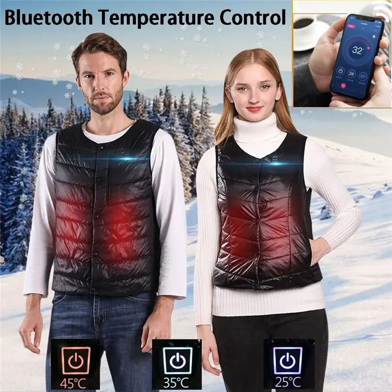 Новое Женское и мужское пальто смарт-телефон bluetooth-соединение контроль