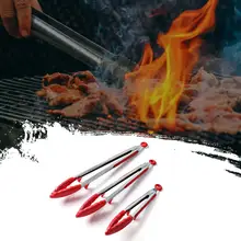 2 шт., пищевые силиконовые щипцы для еды, кухонные щипцы, посуда для приготовления пищи, зажимы-щипцы, аксессуары для салата, сервировки, инструменты для барбекю